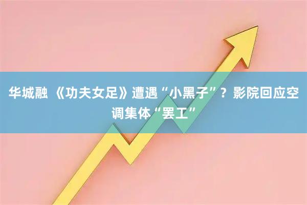 华城融 《功夫女足》遭遇“小黑子”？影院回应空调集体“罢工”